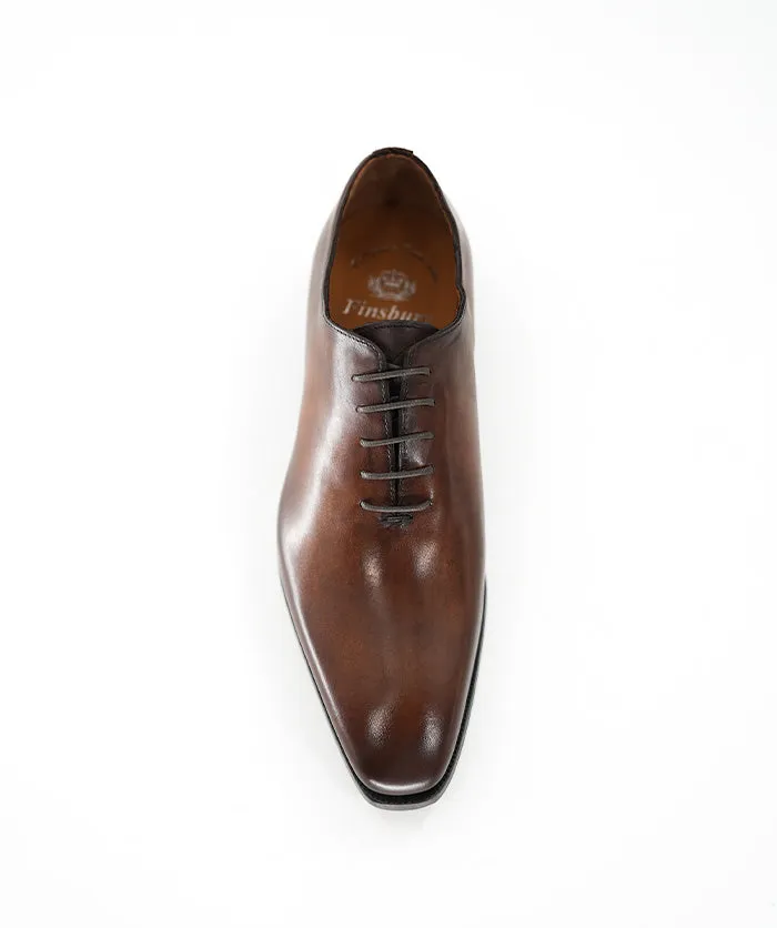 Finsbury Romeo Oxfords Bruin Patina Leer