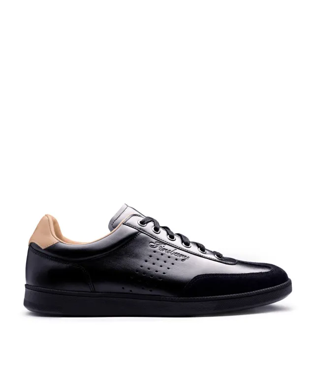 Finsbury TOM sneakers zwart leer