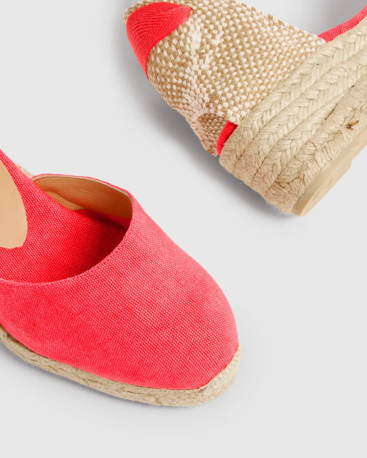 Castañer CARINA/3/002 espadrilles rood canvas