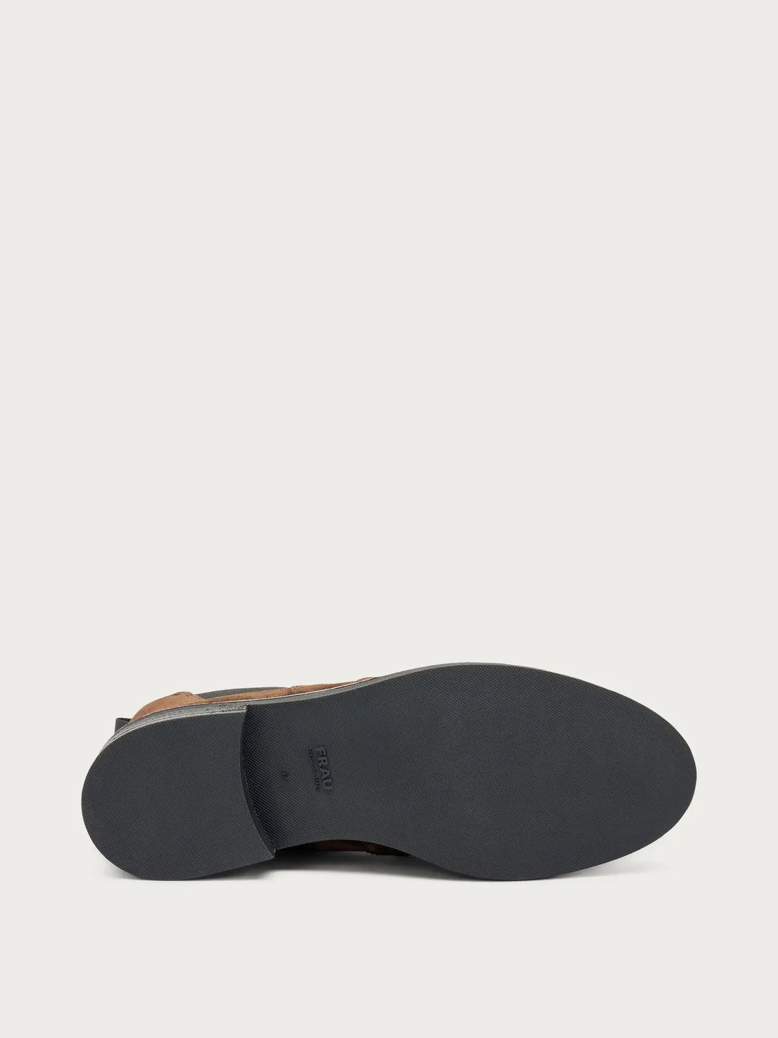 Frau Verona chelsea boots bruin suède wing-tip