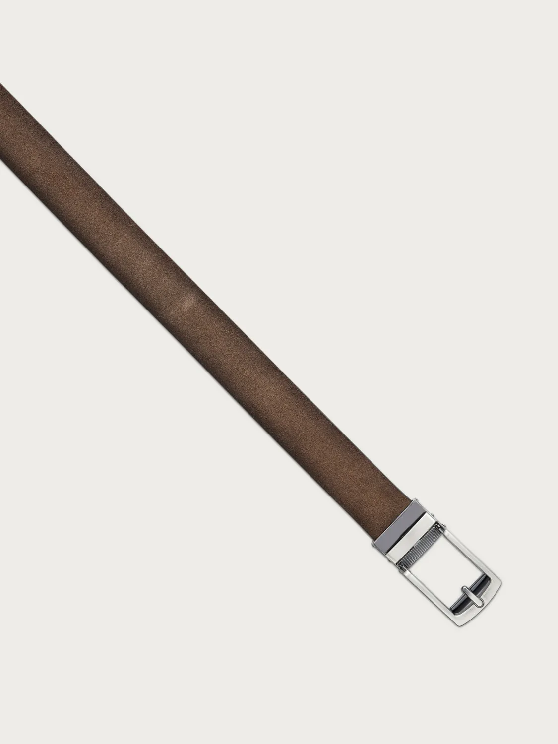 Frau bruine leren riem kliksluiting heren Urban Elegance