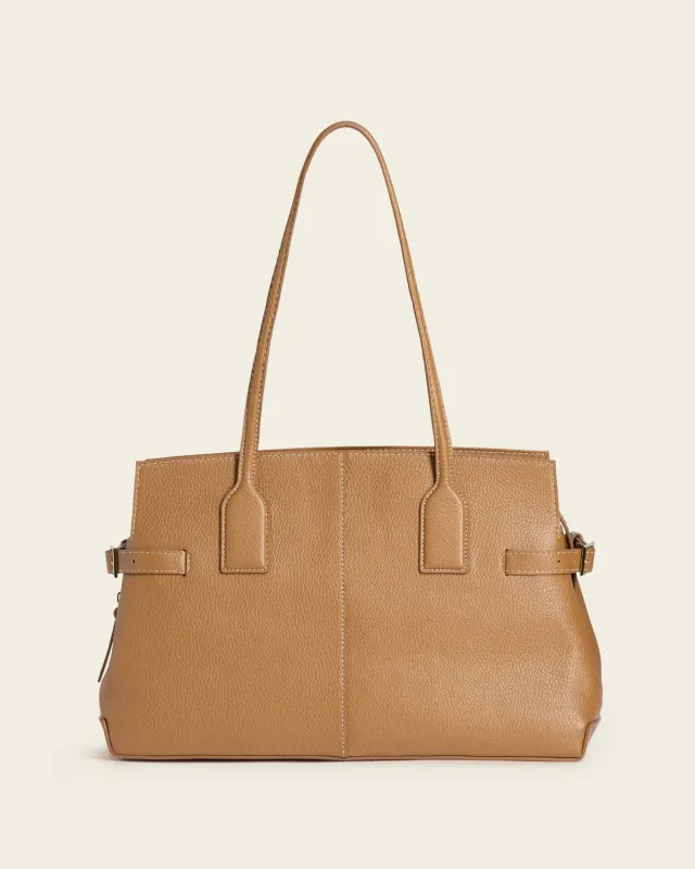 Flattered Lisa Bowler Bag handtas cognac generfd leer