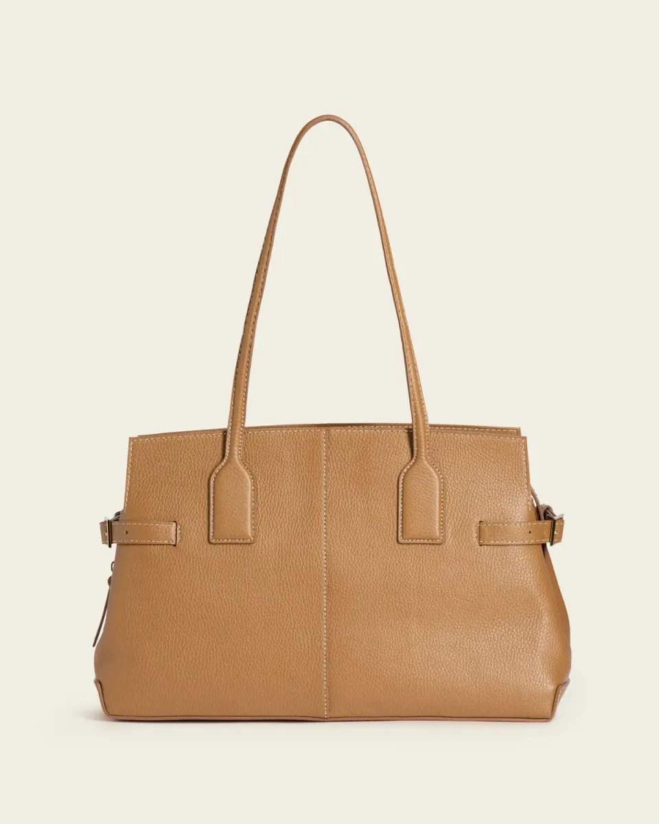 Flattered Lisa Bowler Bag handtas cognac generfd leer