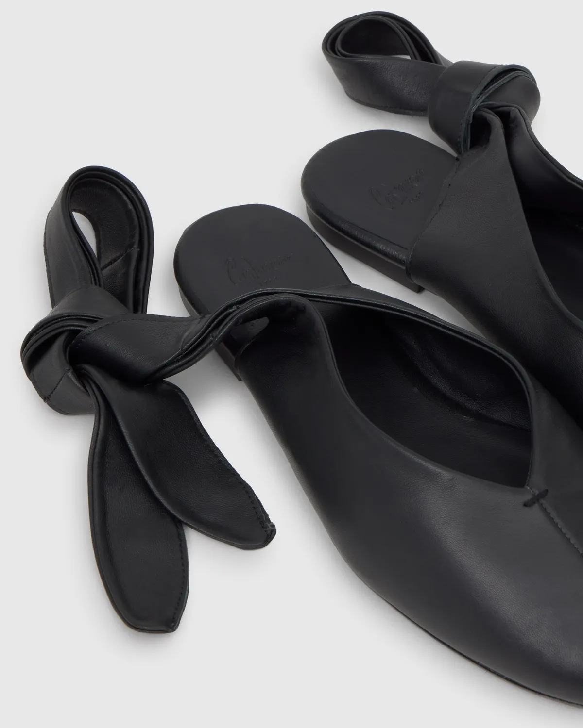 Castaner Sybil 280 ballerina's zwart leer