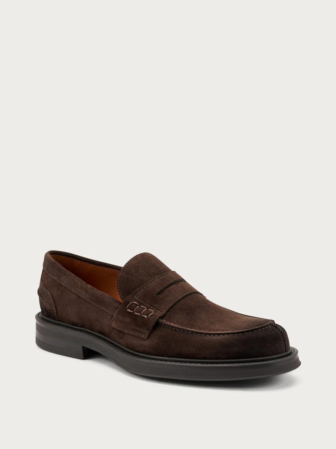 Frau Verona varsity loafers suède bruin heren