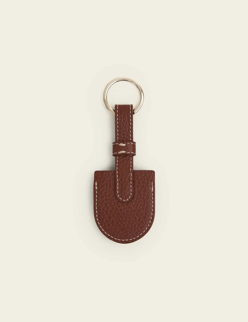 Flattered Airy sleutelhanger cognac leer AirTag