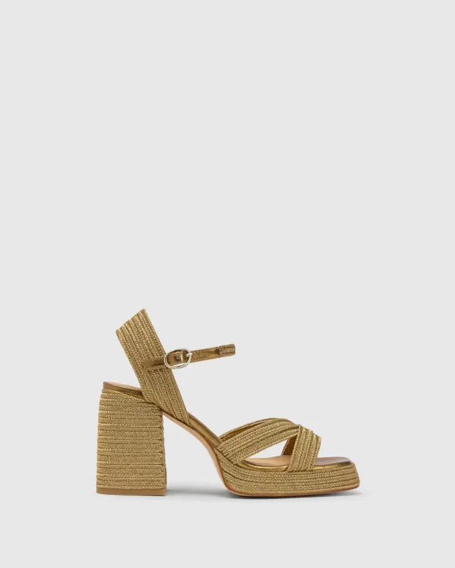 Castaner Valle 142 sandaal oudgoud metallic