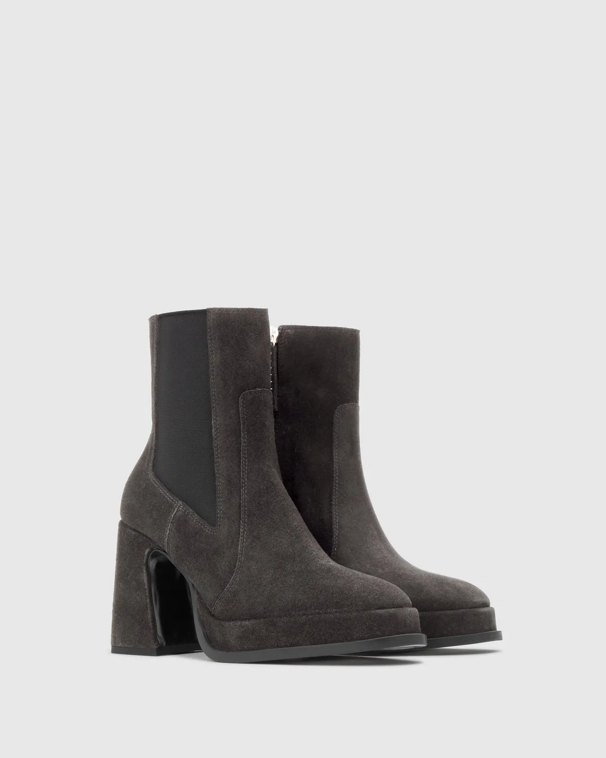 Castañer BECKY/186 enkellaarzen carbon suède