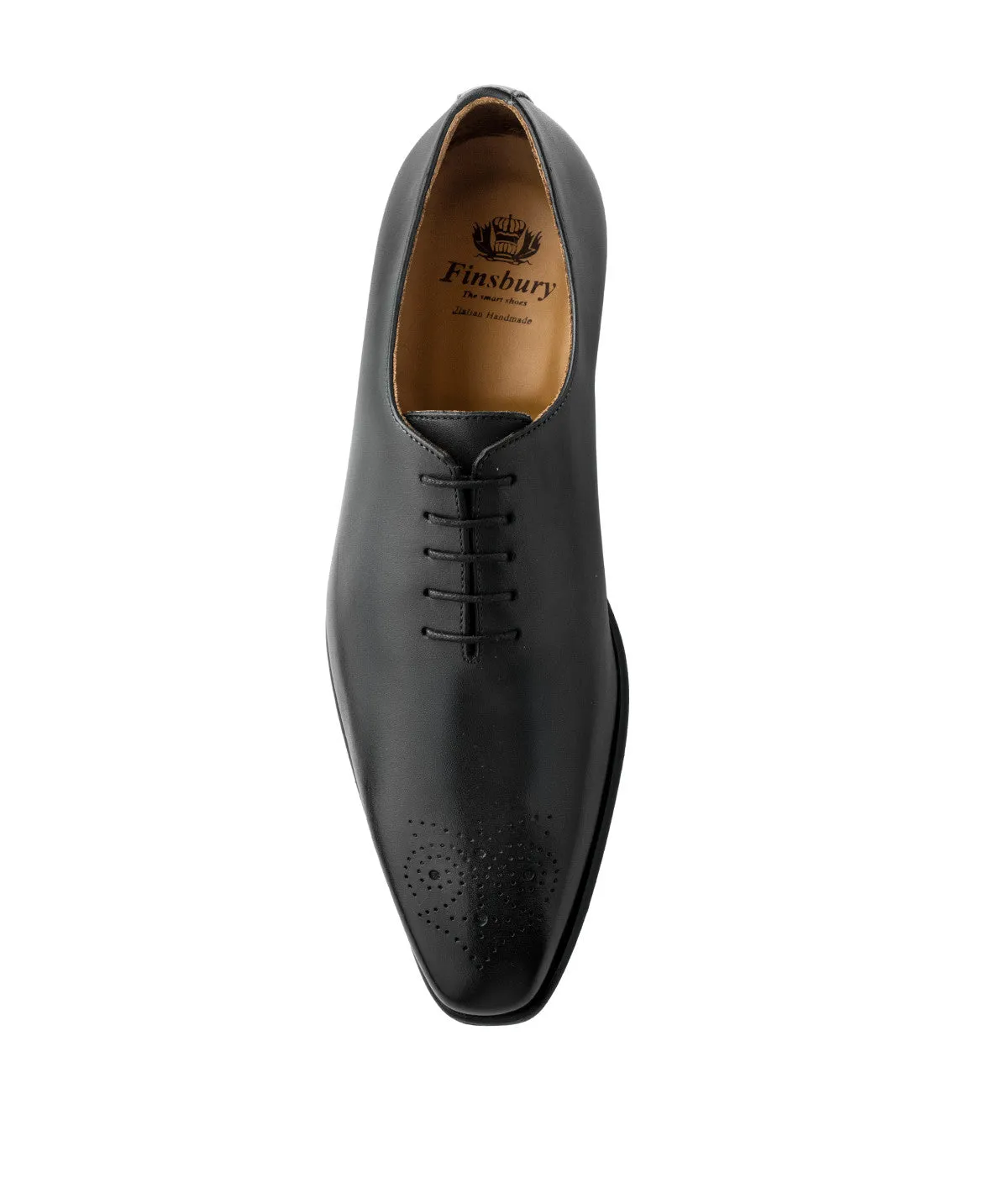 Finsbury Dario grijze oxford schoenen leer