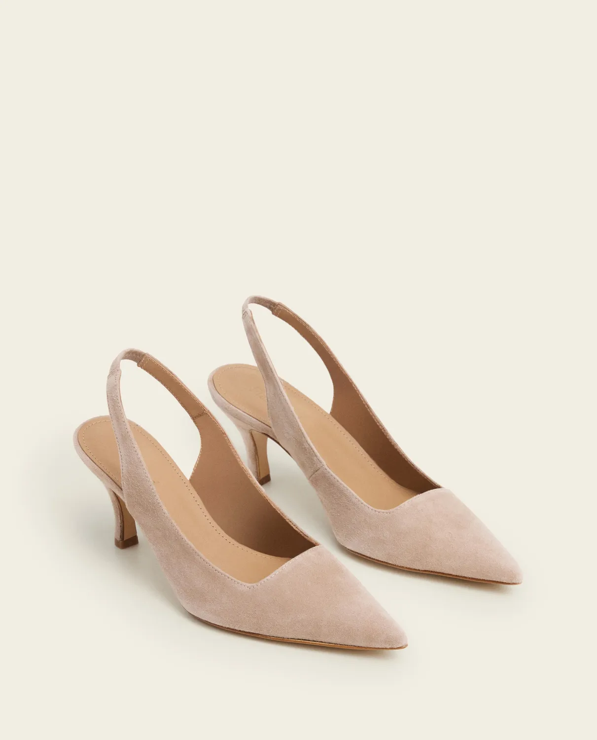 Flattered Franchesca Suede Sand pumps zand suede