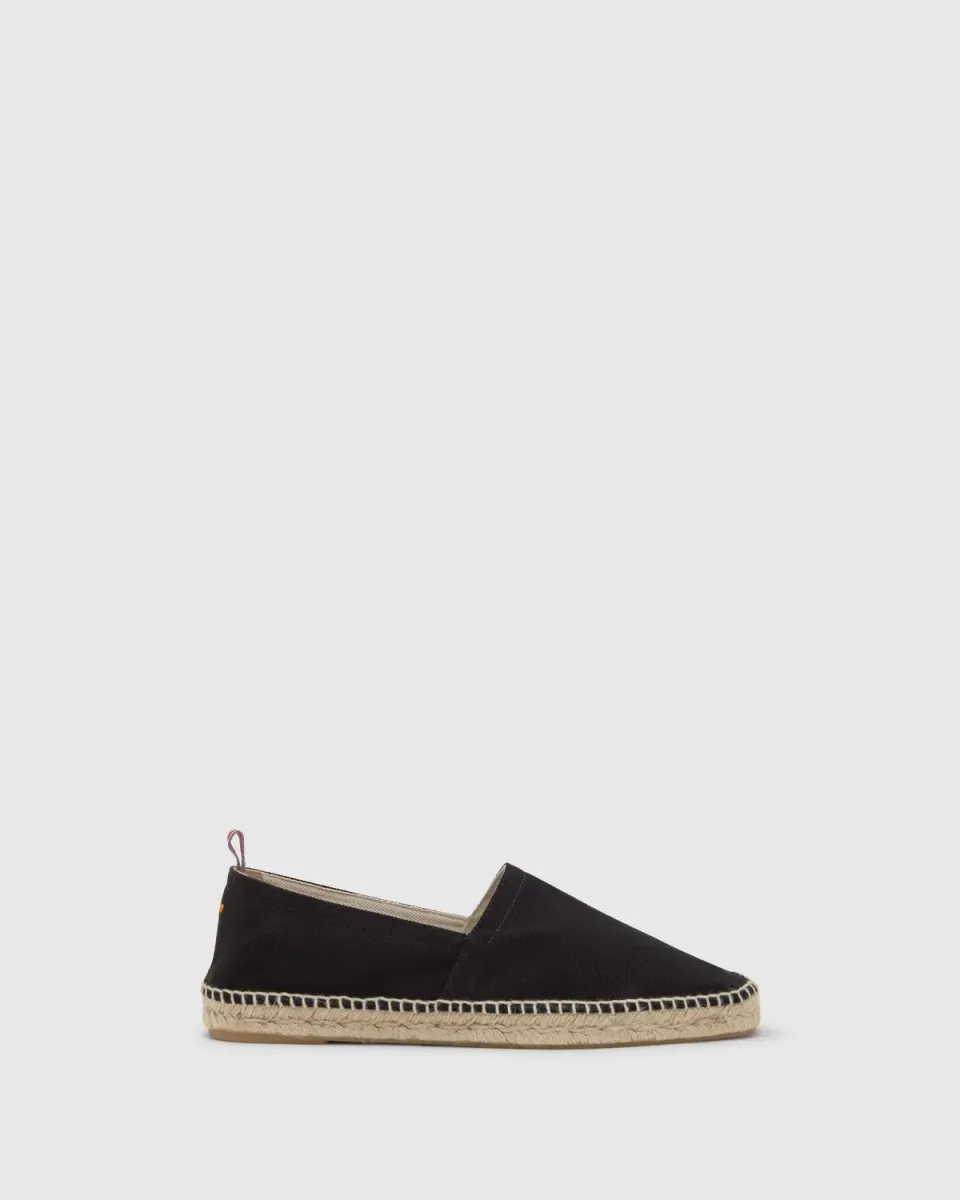 Castaner Pablo 001 espadrille canvas zwart heren