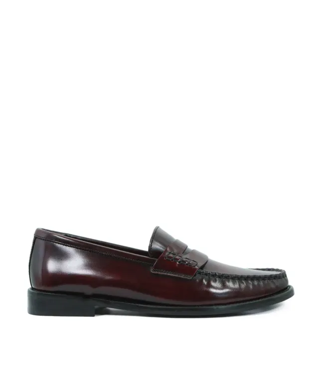 Finsbury Louise loafers bordeaux lakleer rubber zool