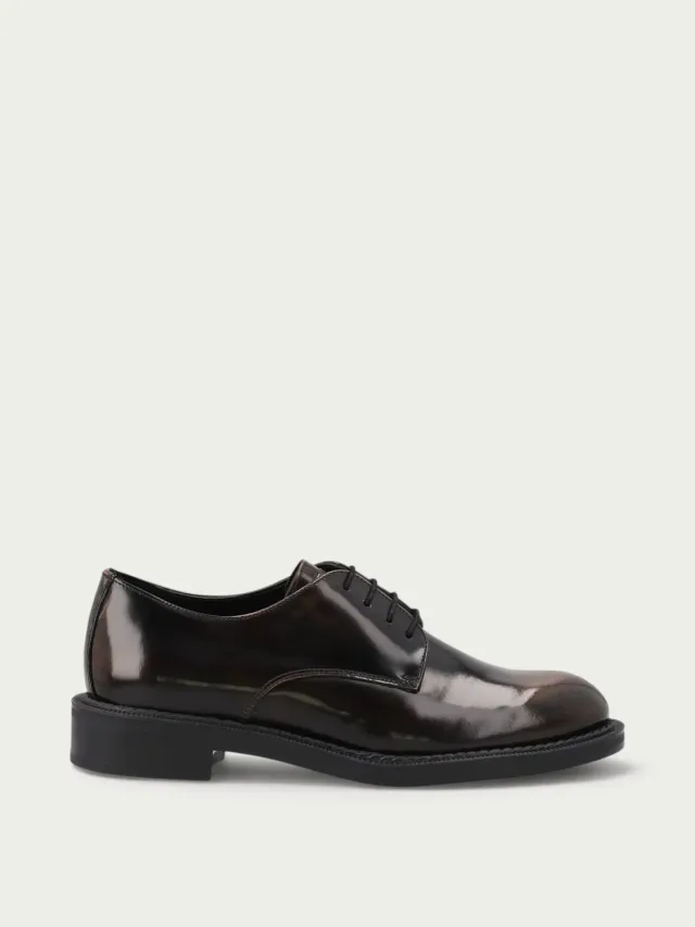 Frau Verona dames oxford schoenen bruin leer