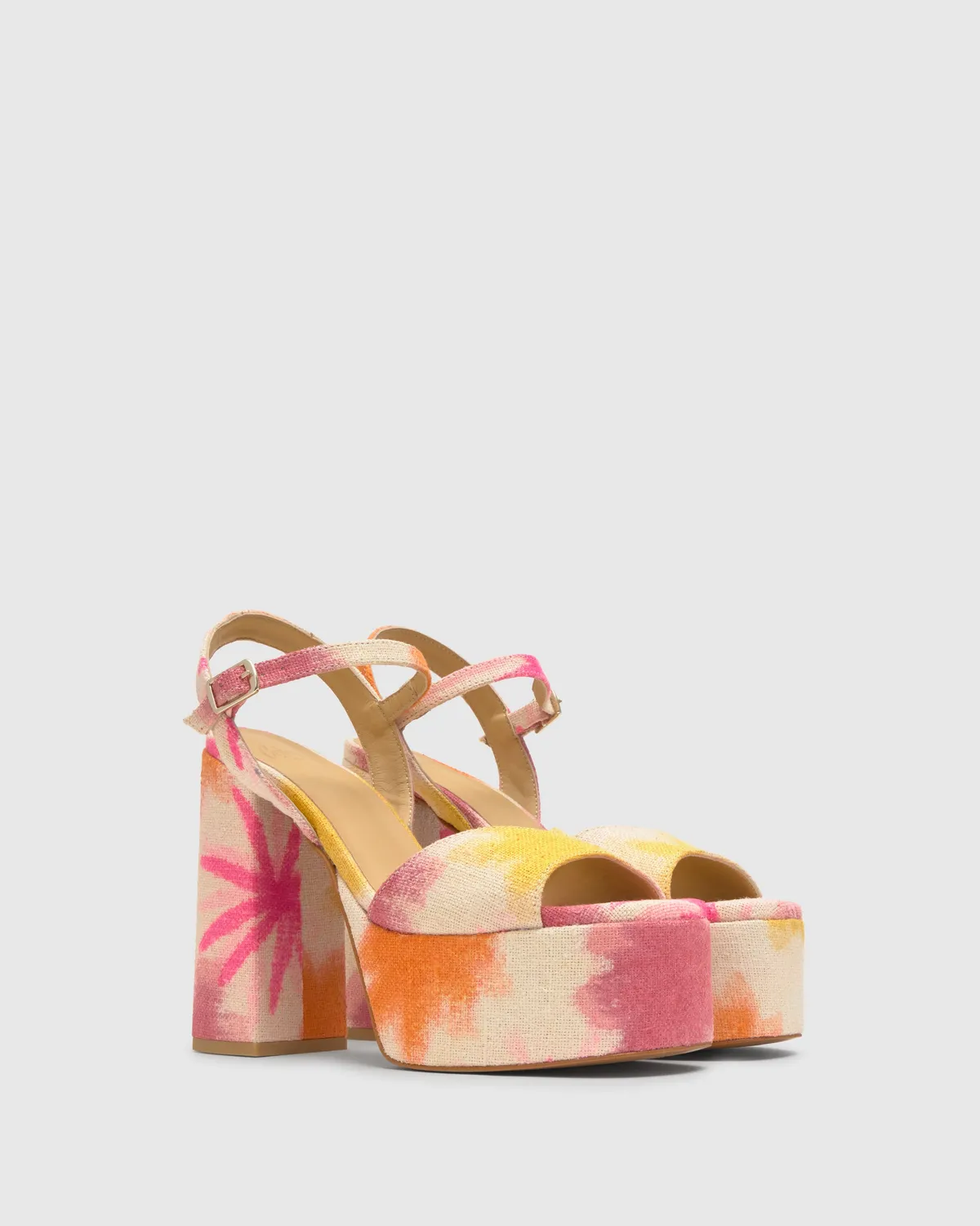 Castaner Flora 301 sandalen multicolor linnen 13 cm