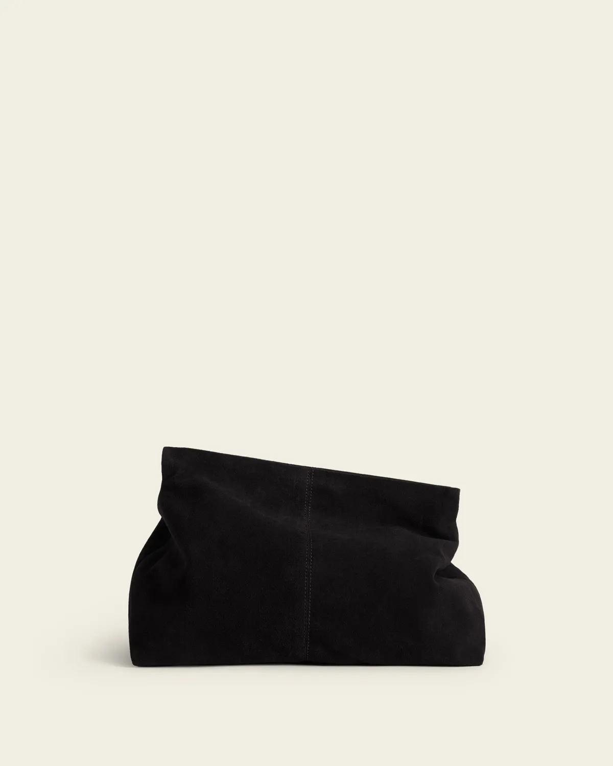 Flattered Clay clutch zwart suède
