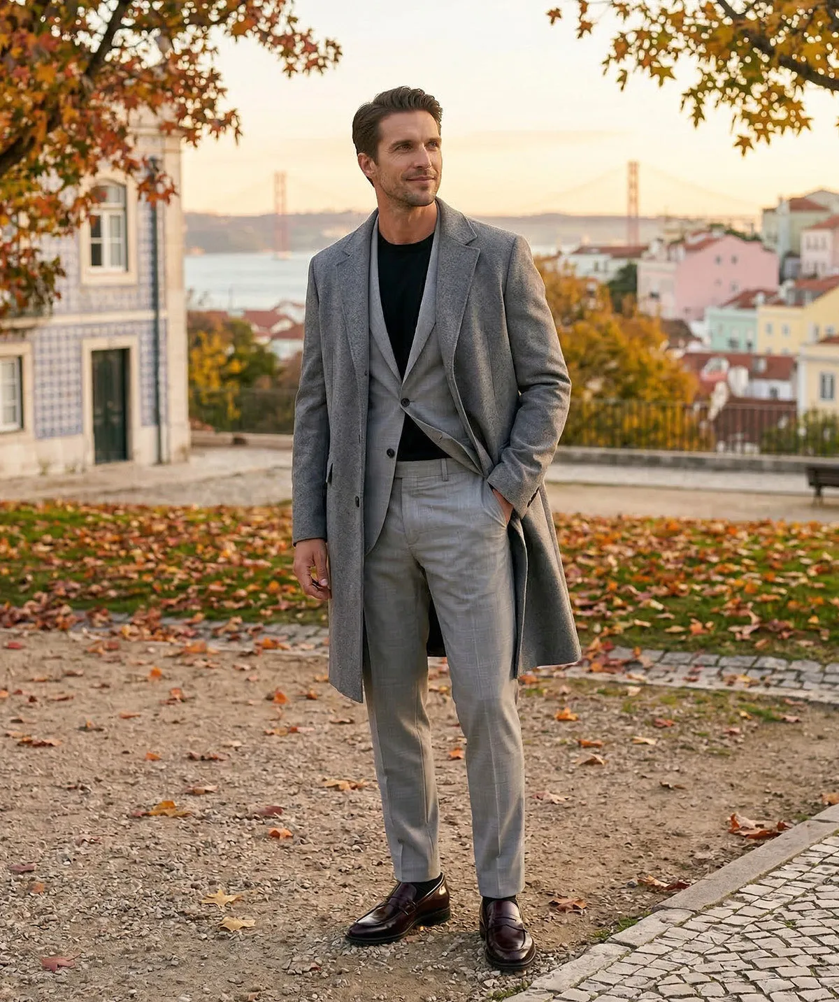 Finsbury Latina Oscar loafers bordeaux gepolijst leer