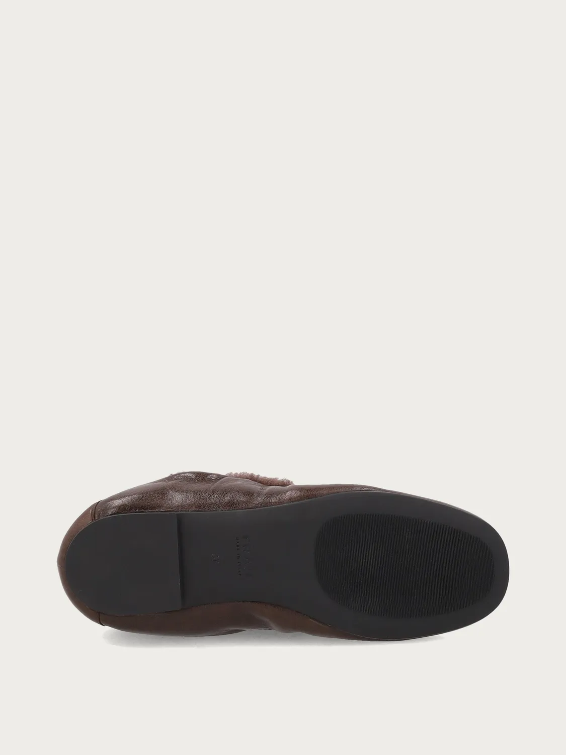 Frau Verona loafers bruin leer bont dames