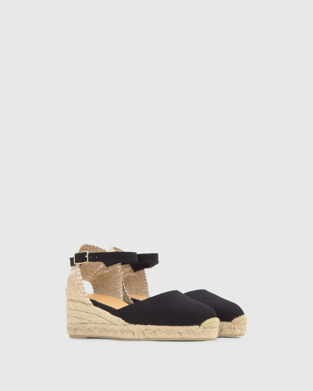 Castaner CAROL/3/001 espadrilles zwart canvas