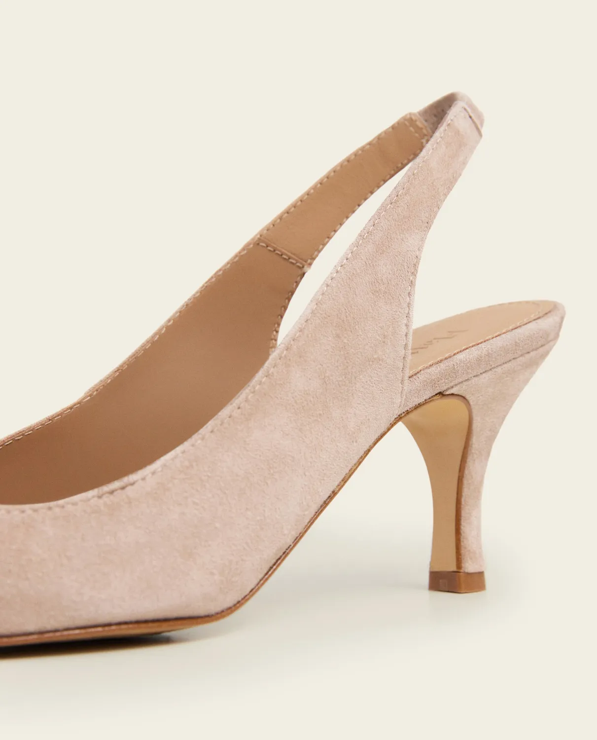 Flattered Franchesca Suede Sand pumps zand suede