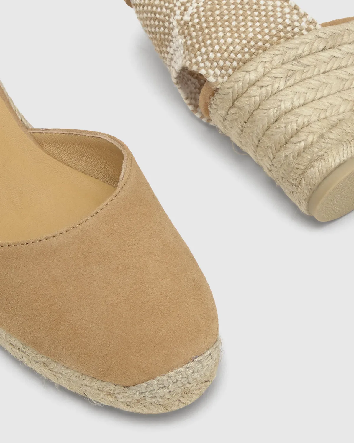 Castaner Carina 6 007 espadrille tostado suede 7cm
