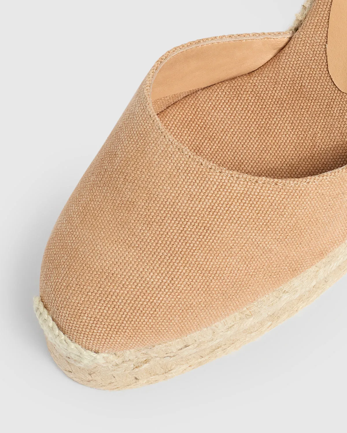 Castaner Carina 8ED/002 espadrilles toast katoen 11cm