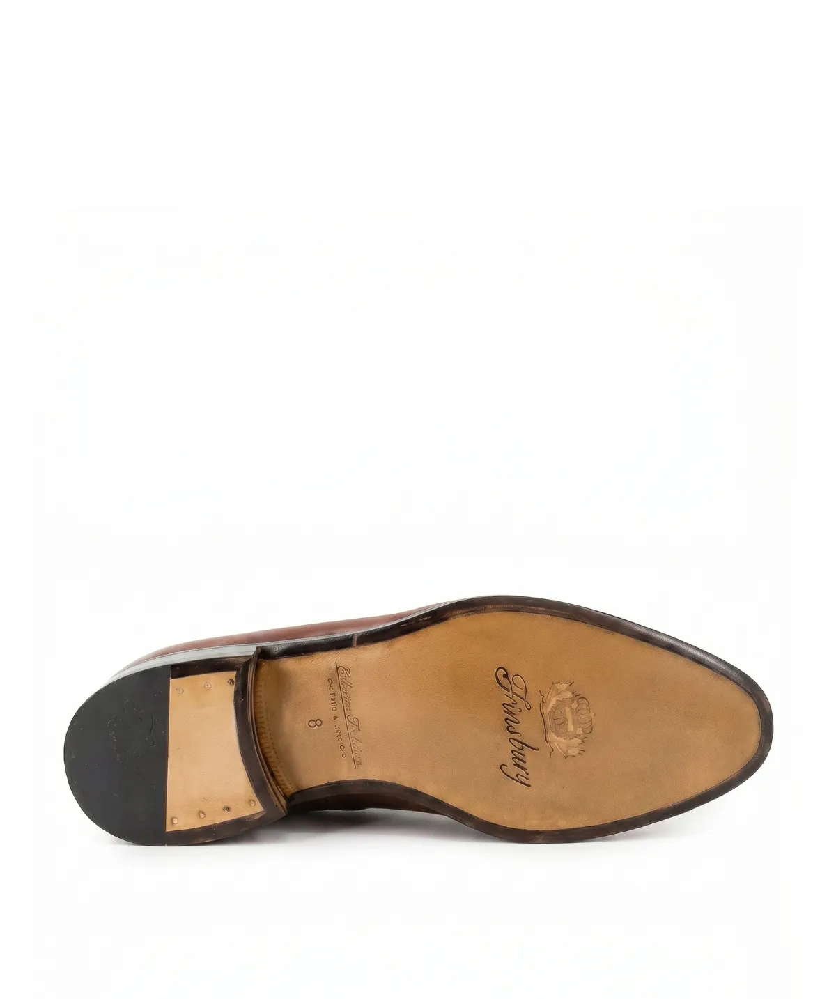 Finsbury Otello brogues cognac leer gemaakt Italië