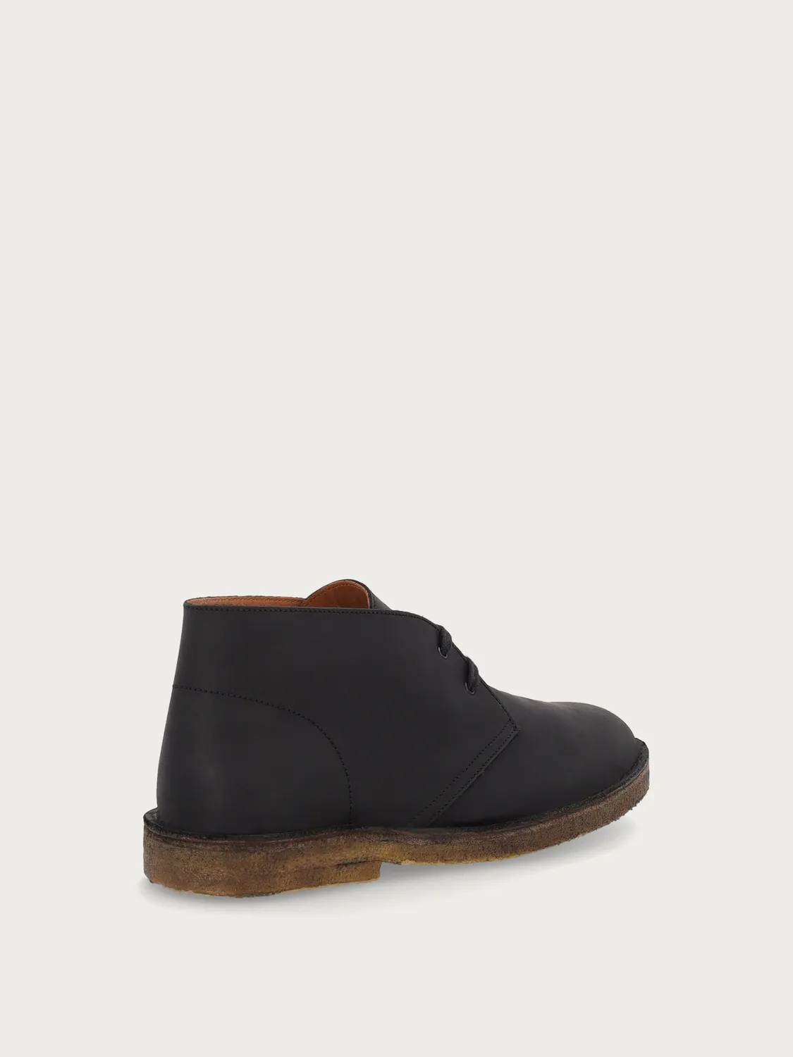 Frau Verona desert boots zwart nubuck